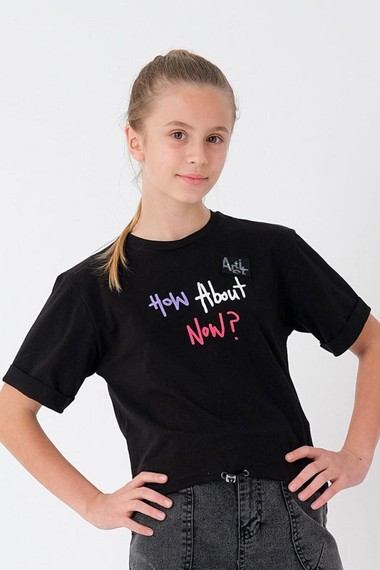 Girl Adjustable Waist T-Shirt 8-14 Years T2103