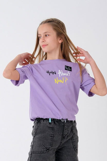 Girl Adjustable Waist T-Shirt 8-14 Years T2103