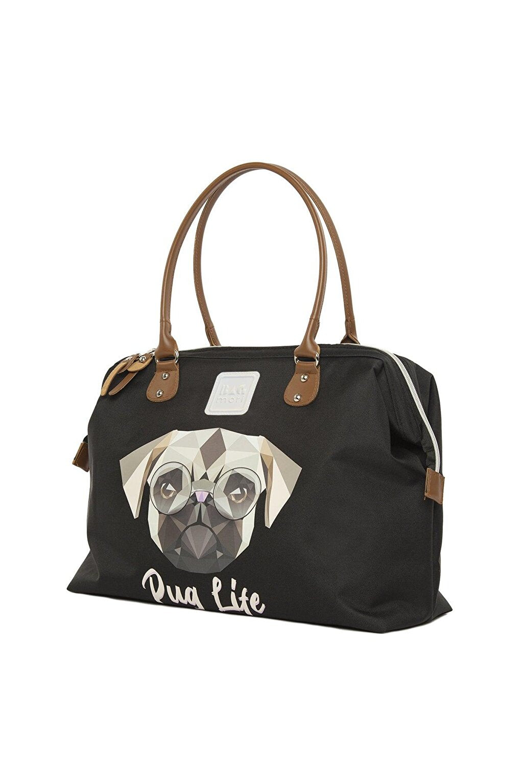 Pug Printed Shoulder Strap Bag