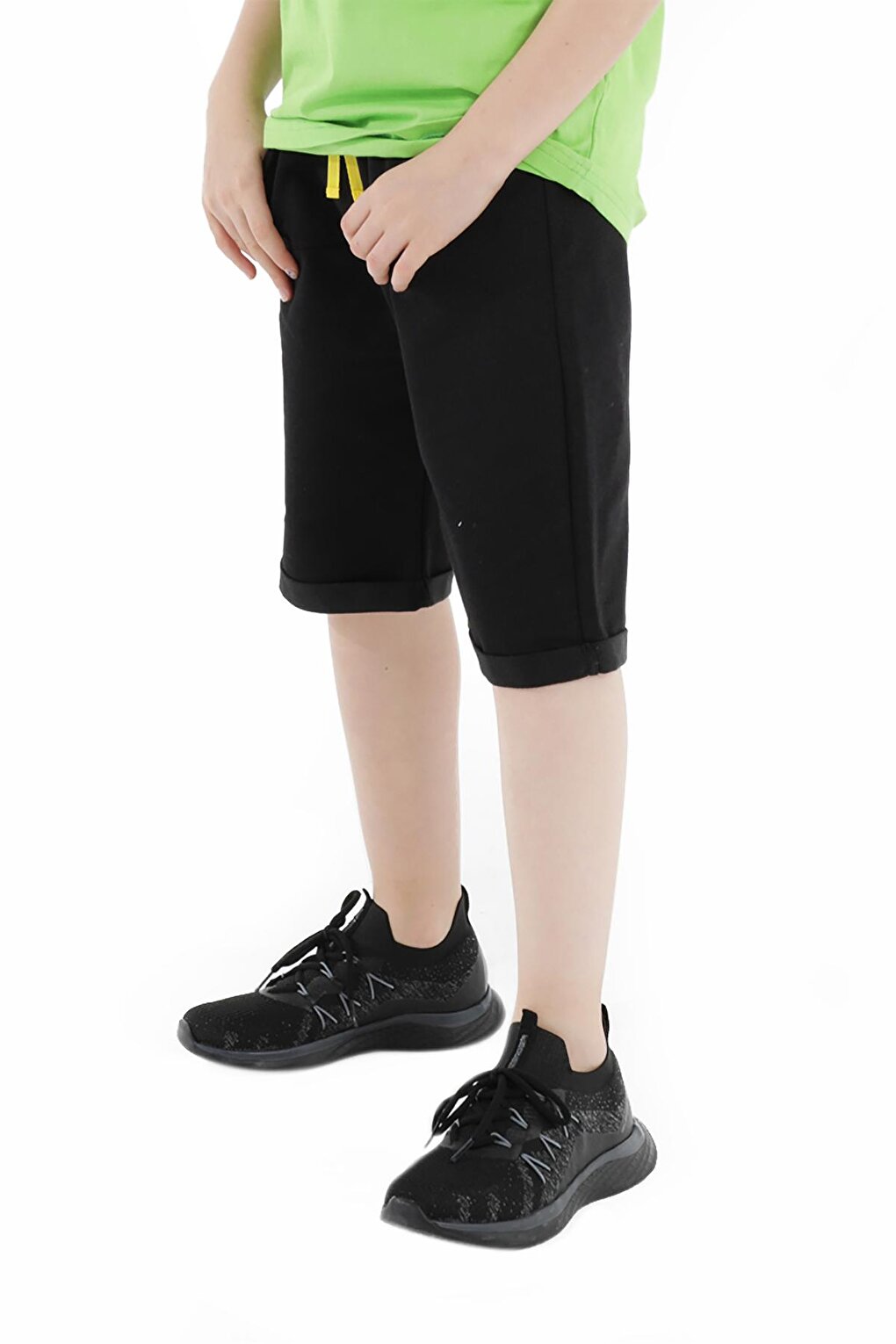 PAGE Boy's Shorts Black