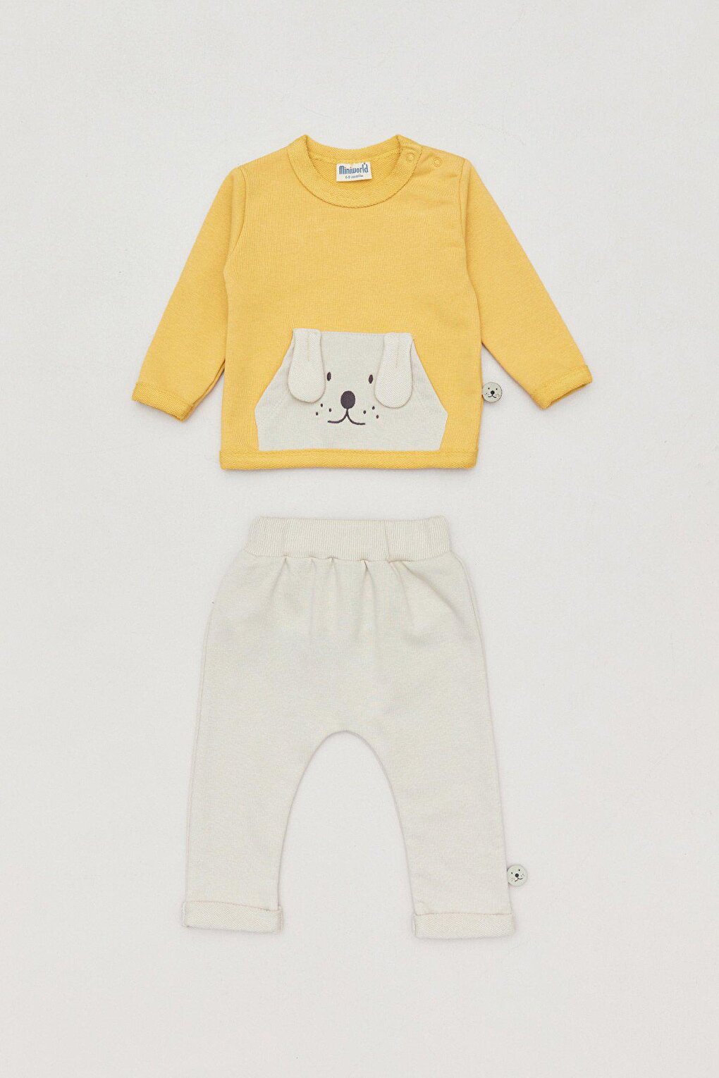 Printed Crew Neck Baby Boy Suit