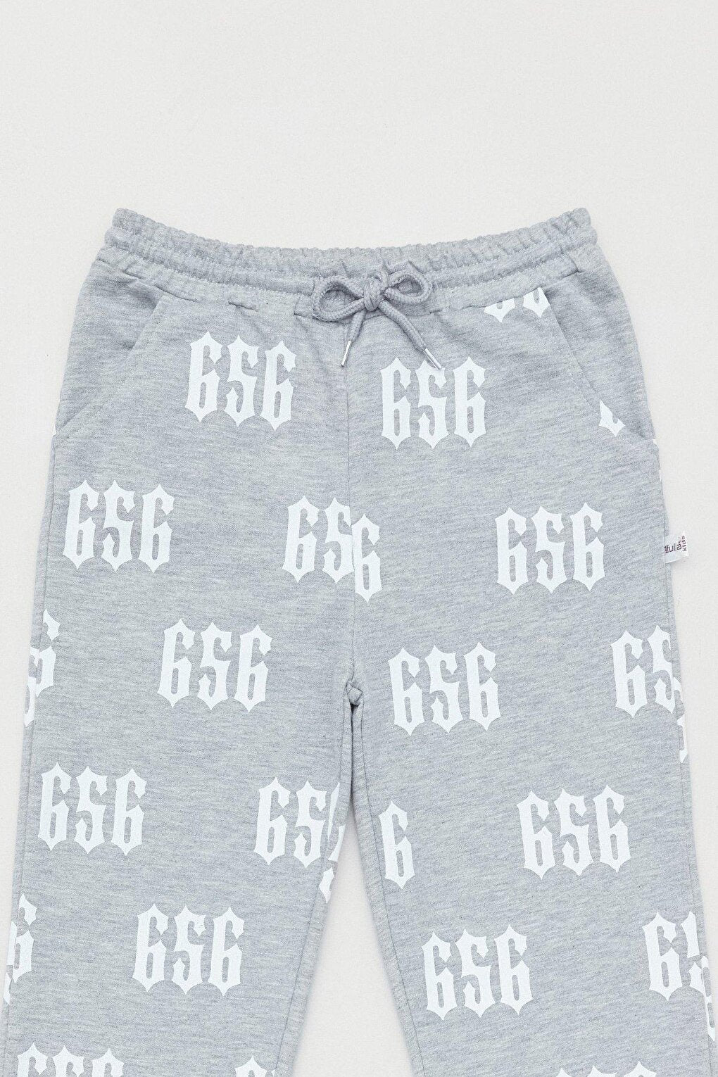 Printed Waist Tied Jogger Sweatpants