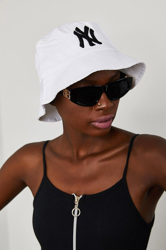 White NY Bucket Hat 2YXK9-46164-01