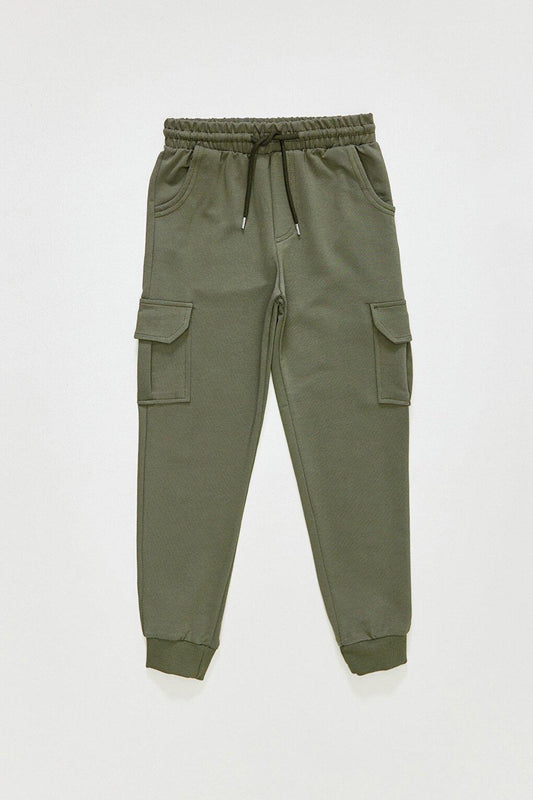 Boys Jogger Sweatpants with Cargo Pocket