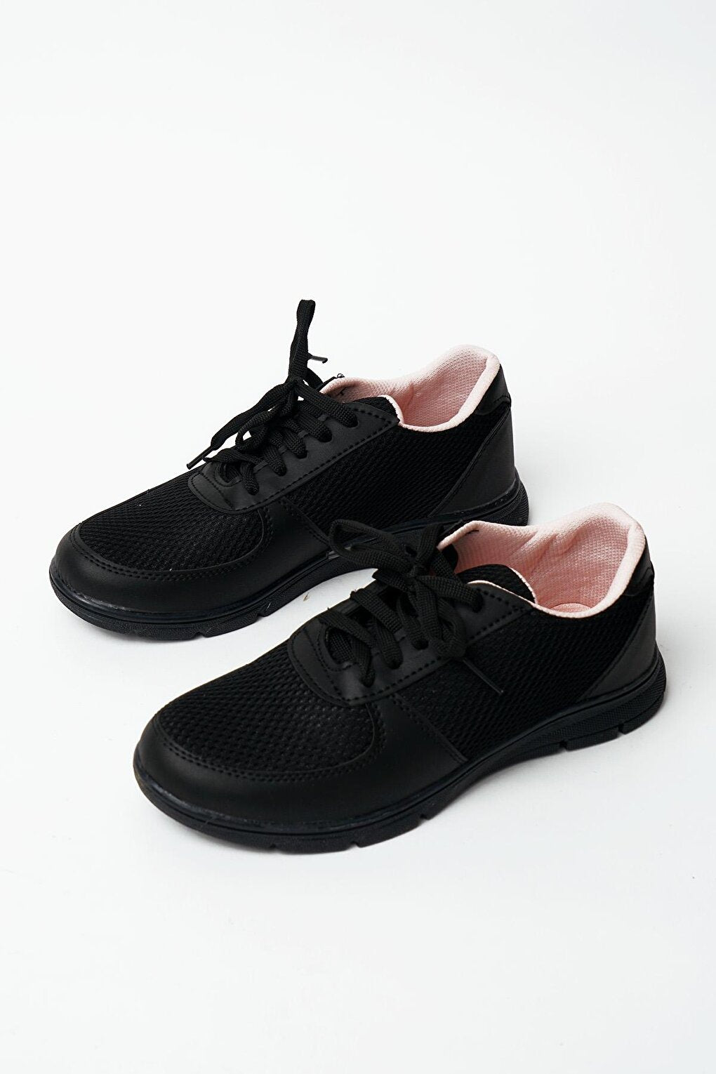 Comfortable Sole Mesh Women's Sneaker A1971-20BlackBlack