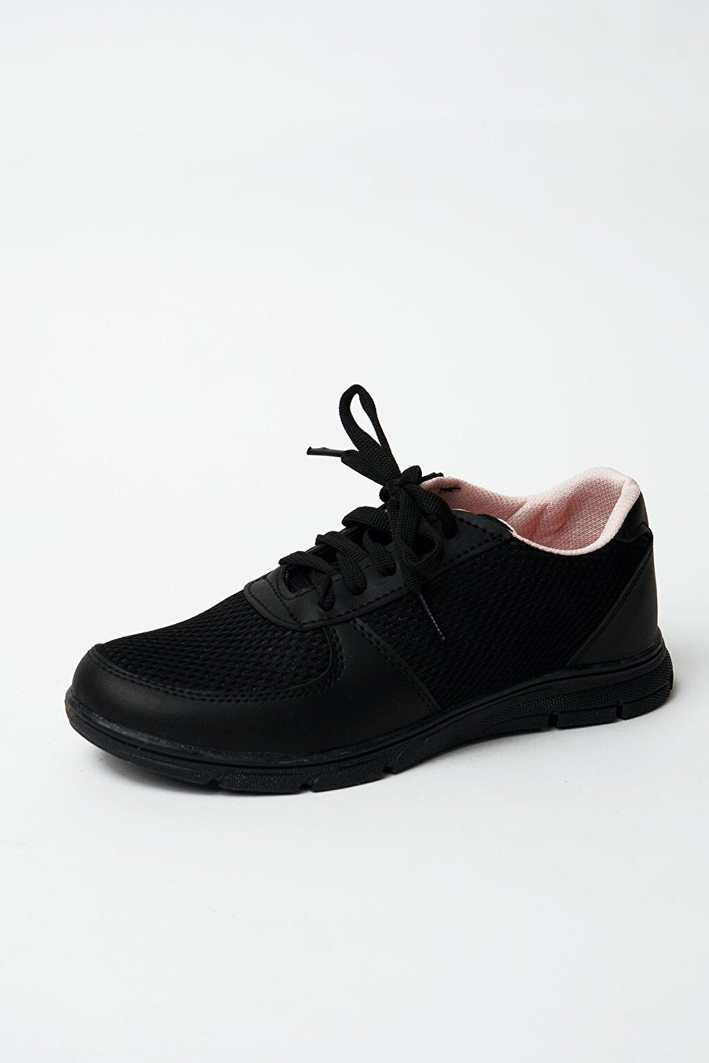 Comfortable Sole Mesh Women's Sneaker A1971-20BlackBlack