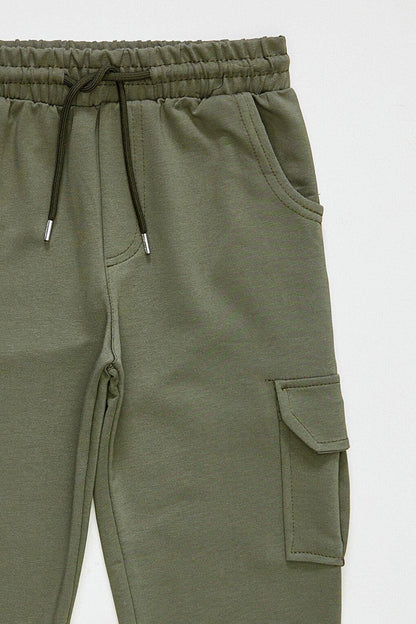 Boys Jogger Sweatpants with Cargo Pocket