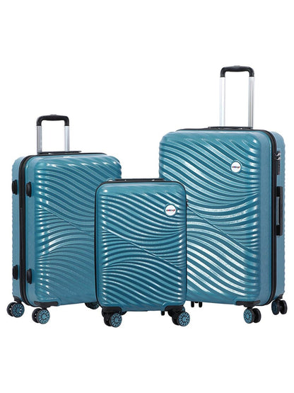 Moods Up Blue 3-Piece Suitcase set