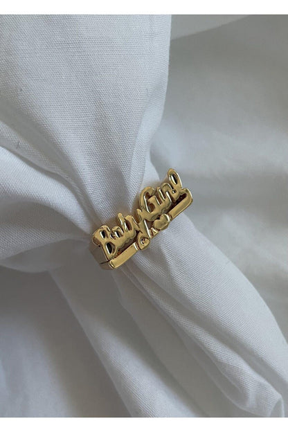 Gold Color Baby Girl Ring