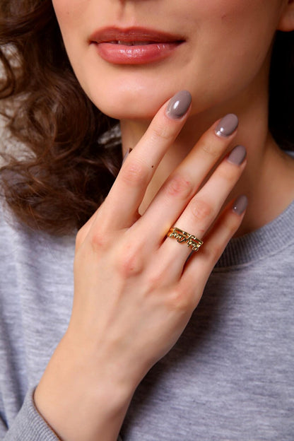 Gold Color Baby Girl Ring