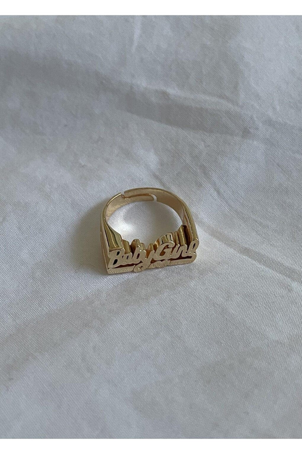 Gold Color Baby Girl Ring