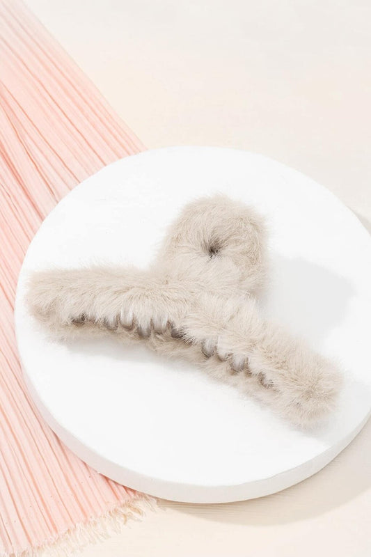 Furry Soft Plush Large Latch Buckle