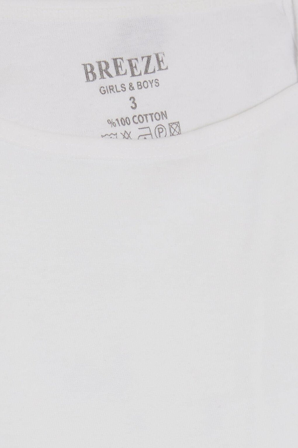 Girl's Thin Strap Undershirt White (3-13 Years)