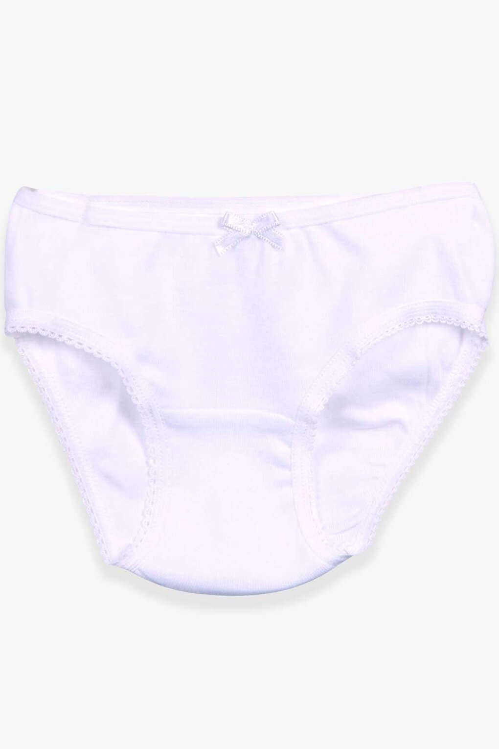 Girl's Panties Underwear White with Bow (Age 1)