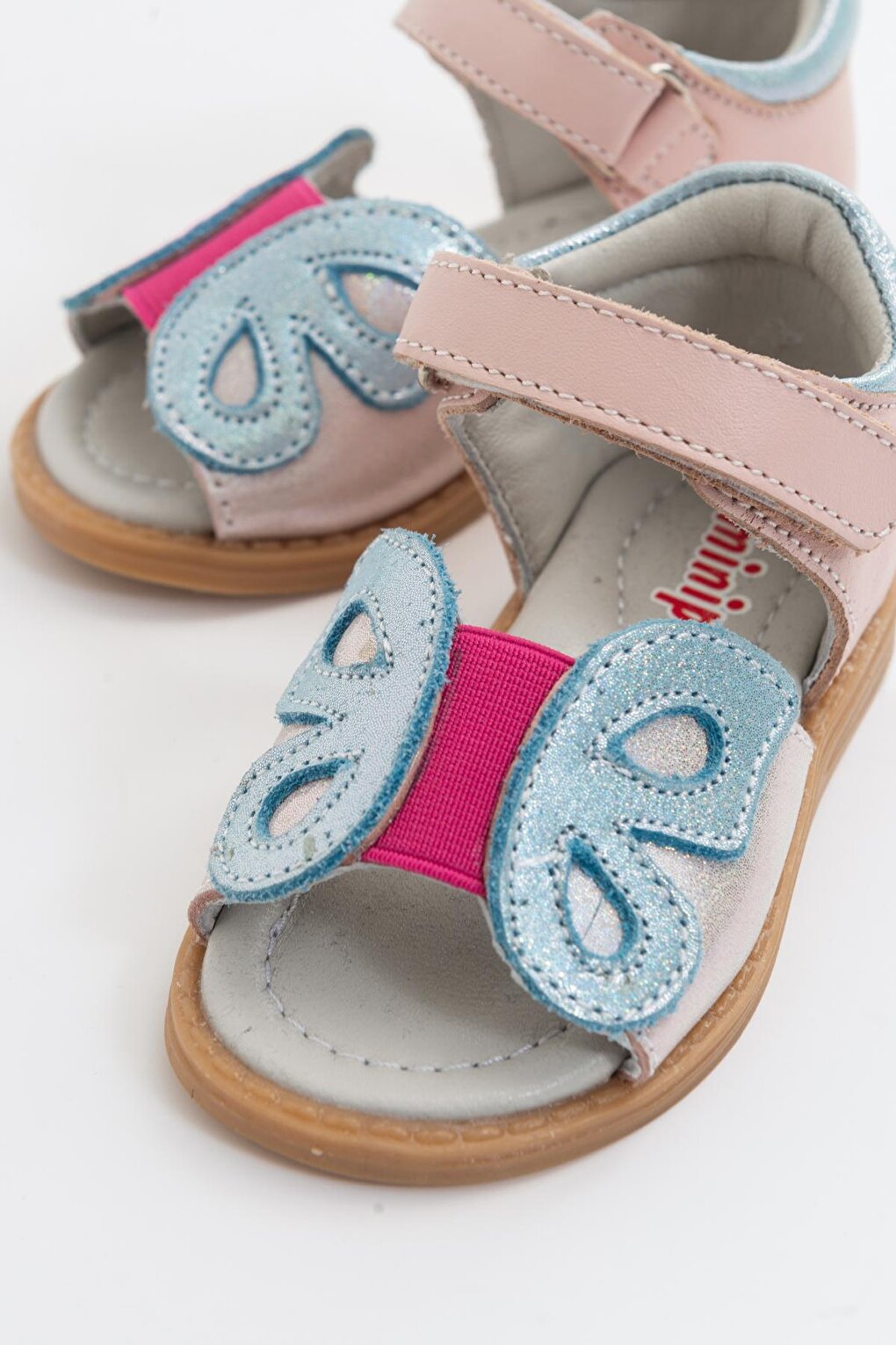 Girl's Powder Leather healthy Supported Sandals