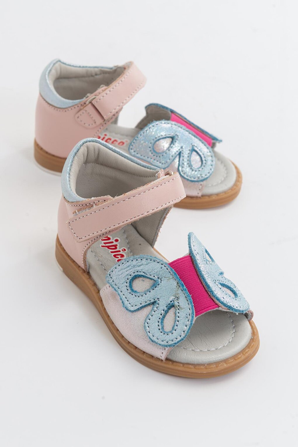 Girl's Powder Leather healthy Supported Sandals