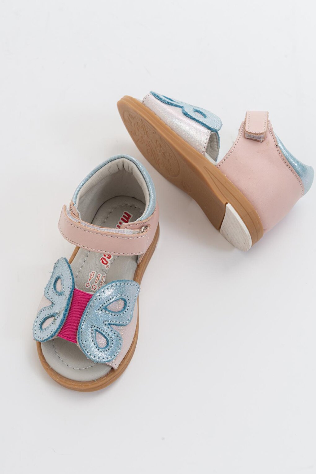 Girl's Powder Leather healthy Supported Sandals