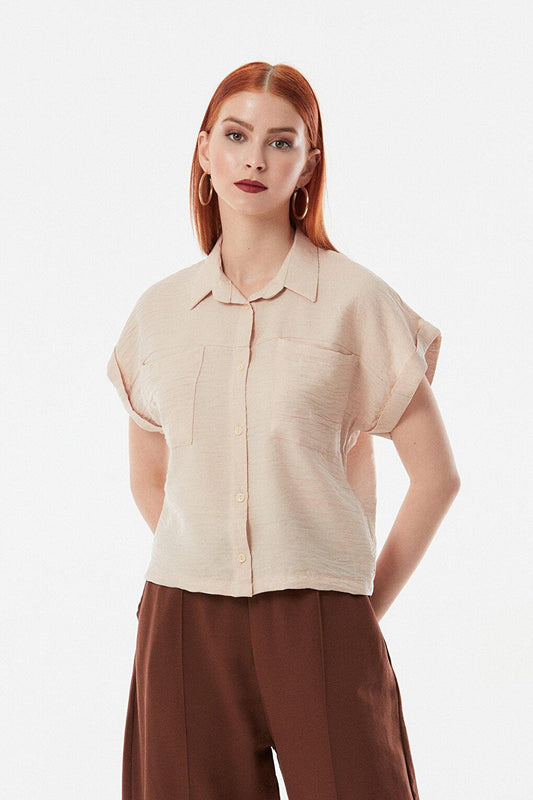 Double Pocket Short Sleeve Shirt