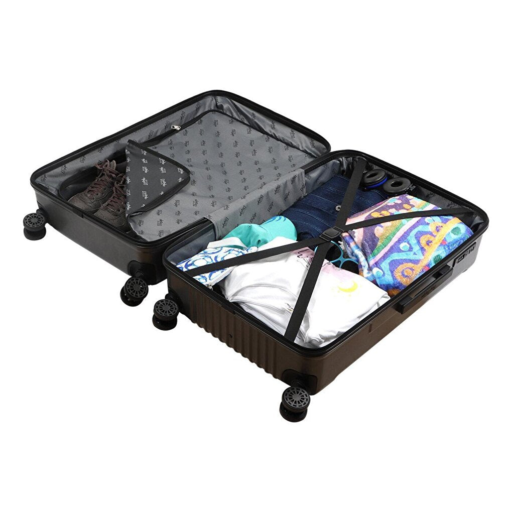 Ocean Gray 3-piece suitcase set