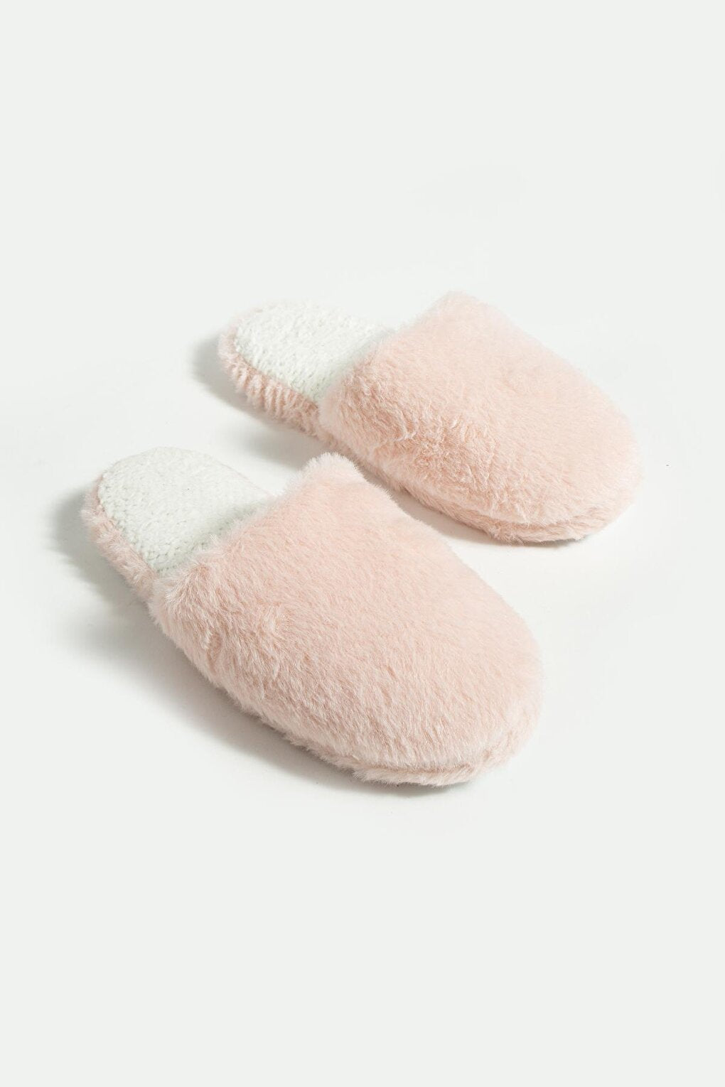 Flexible Sole Inside Out Plush Fleece Women Home Slippers CK-360-23