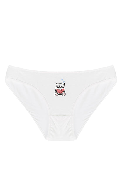 Women's Salmon BALLOON PANDA 3-Piece Panties 214