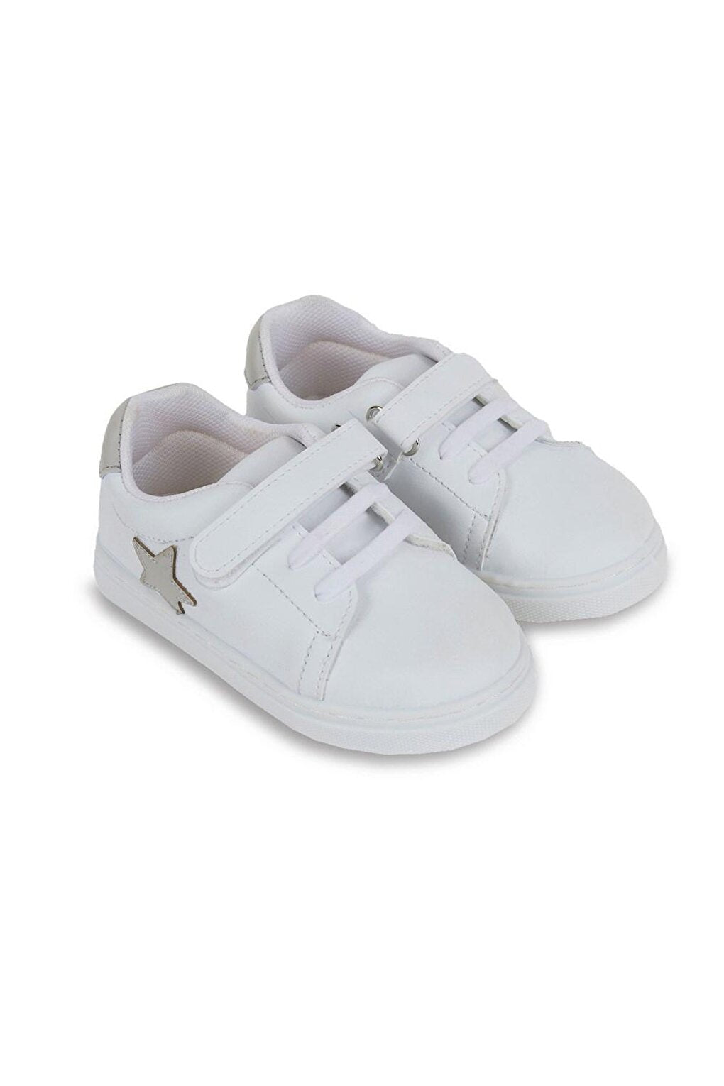 Gray Star Velcro Casual Children's Sports Shoes-S-1000