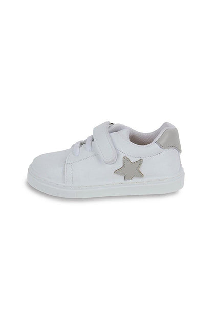 Gray Star Velcro Casual Children's Sports Shoes-S-1000