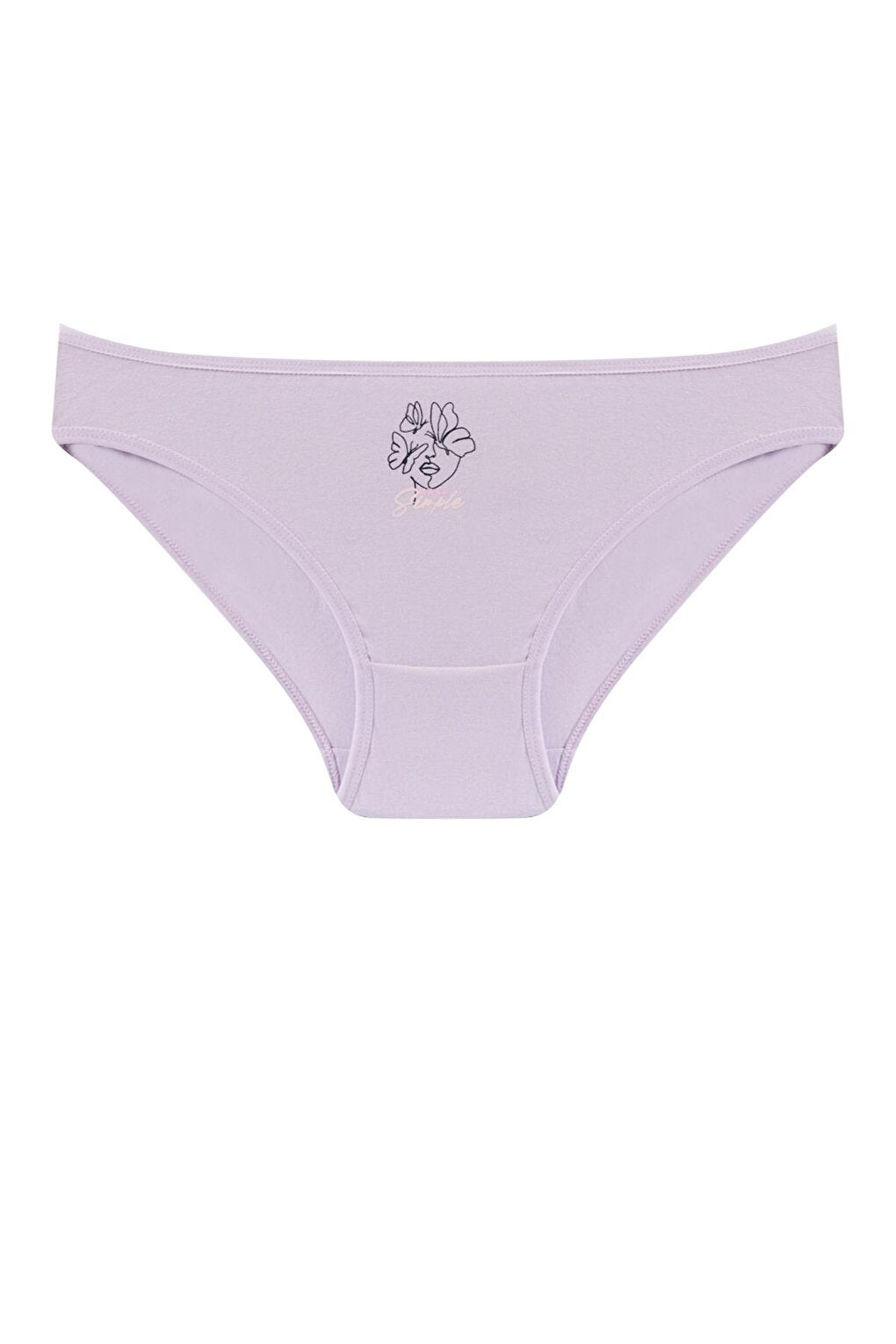 Women's Lilac SIMPLE 3-Piece Panties 206