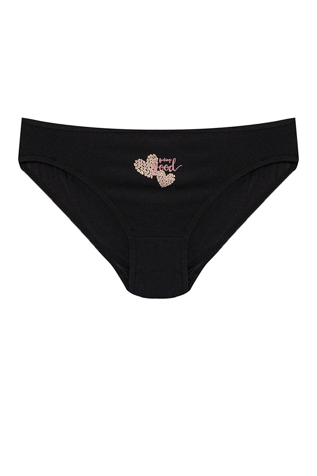 Women's Light Brown HEART 3-Piece Panties 215