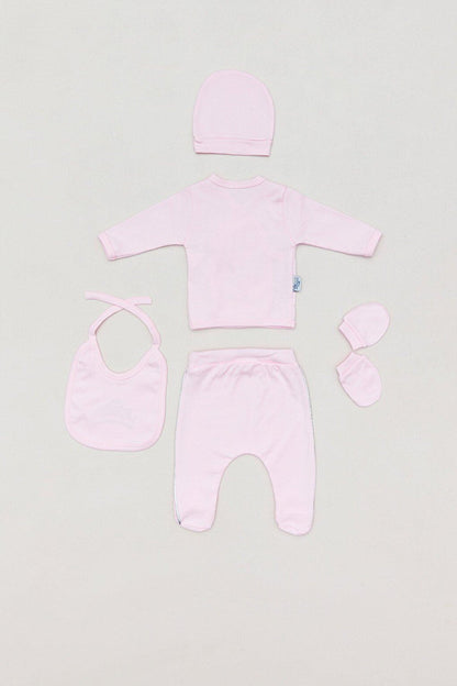 5-Piece Baby Set with Embroidery Detail