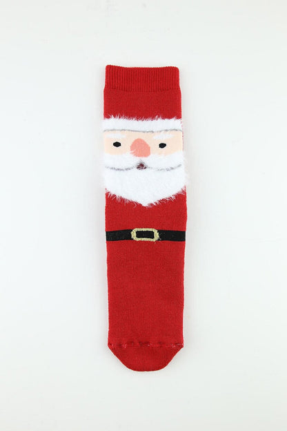 Santa Claus Anti-Slip Towel Children's Socket Socks