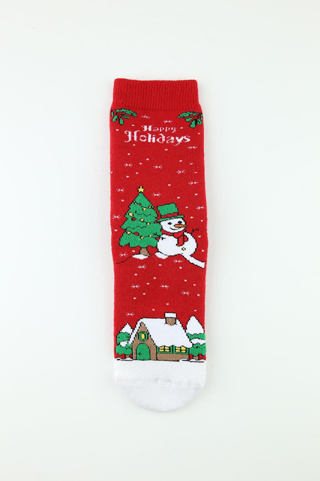 3-Piece Christmas Anti-Slip Towel Children's Socket Socks