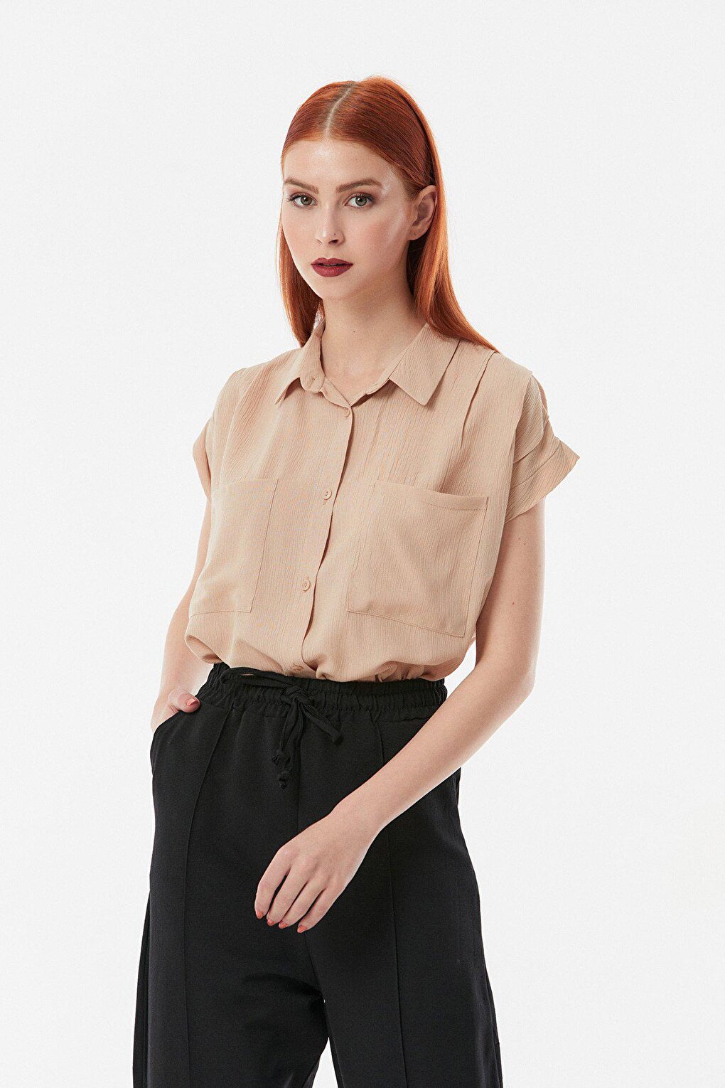 Double Pocket Short Sleeve Shirt