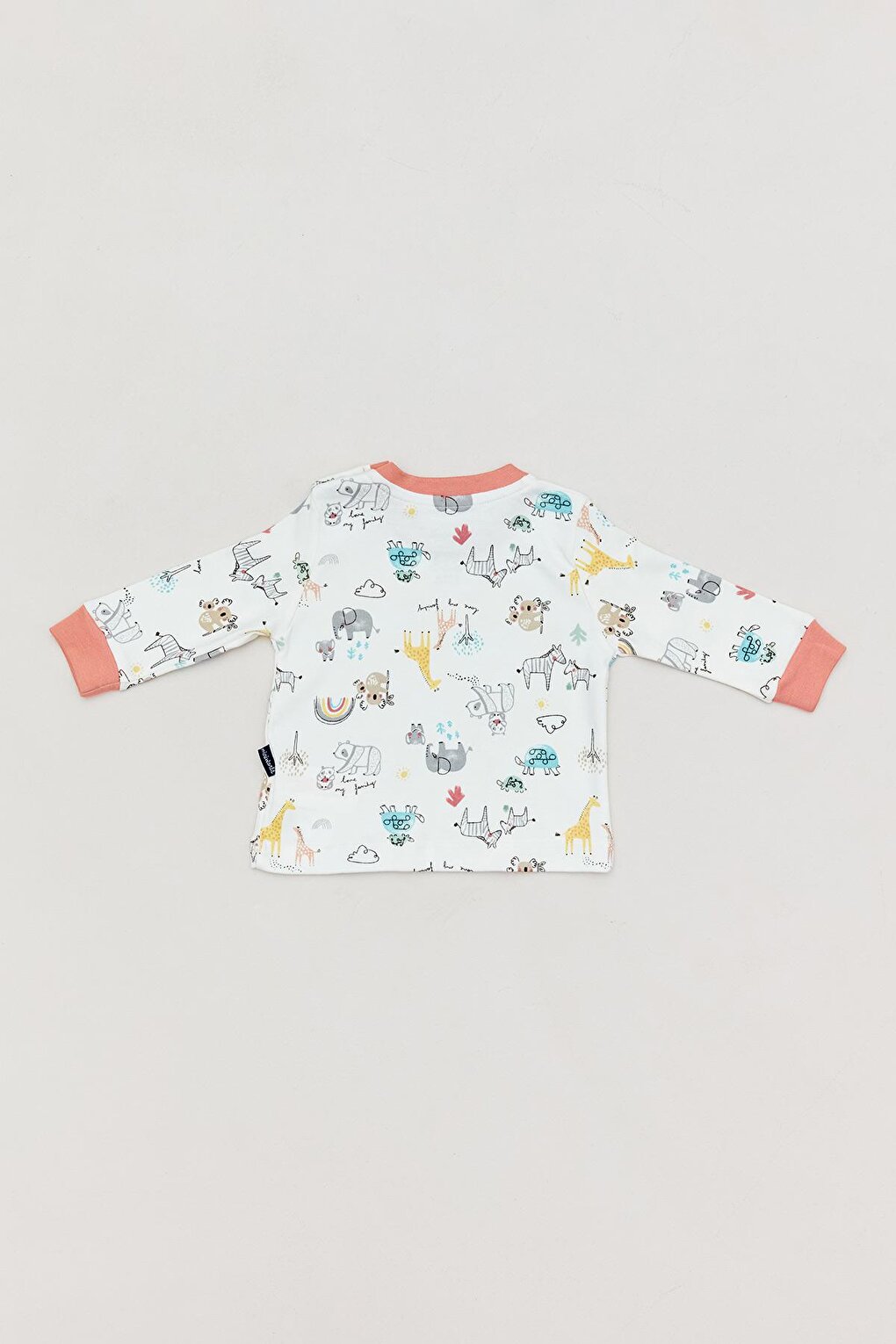 Printed Crew Neck Baby Boy Bodysuit