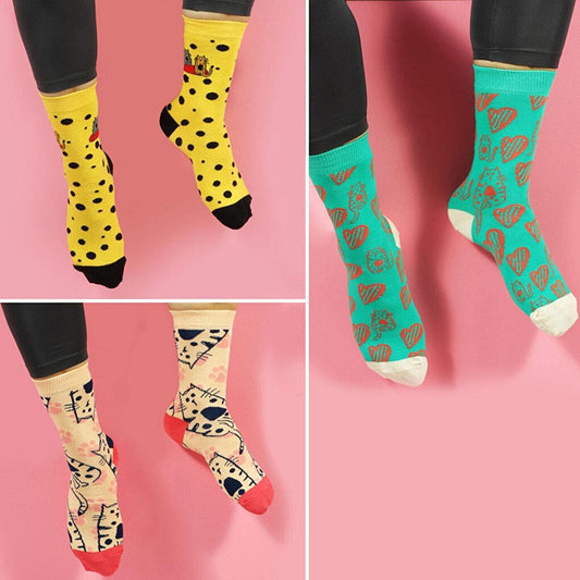 Cats Women's Socks Set of 5