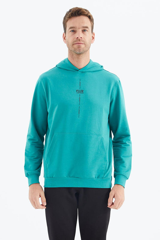 Grant Sea Green Comfortable Form Men's Sweatshirt - 88305