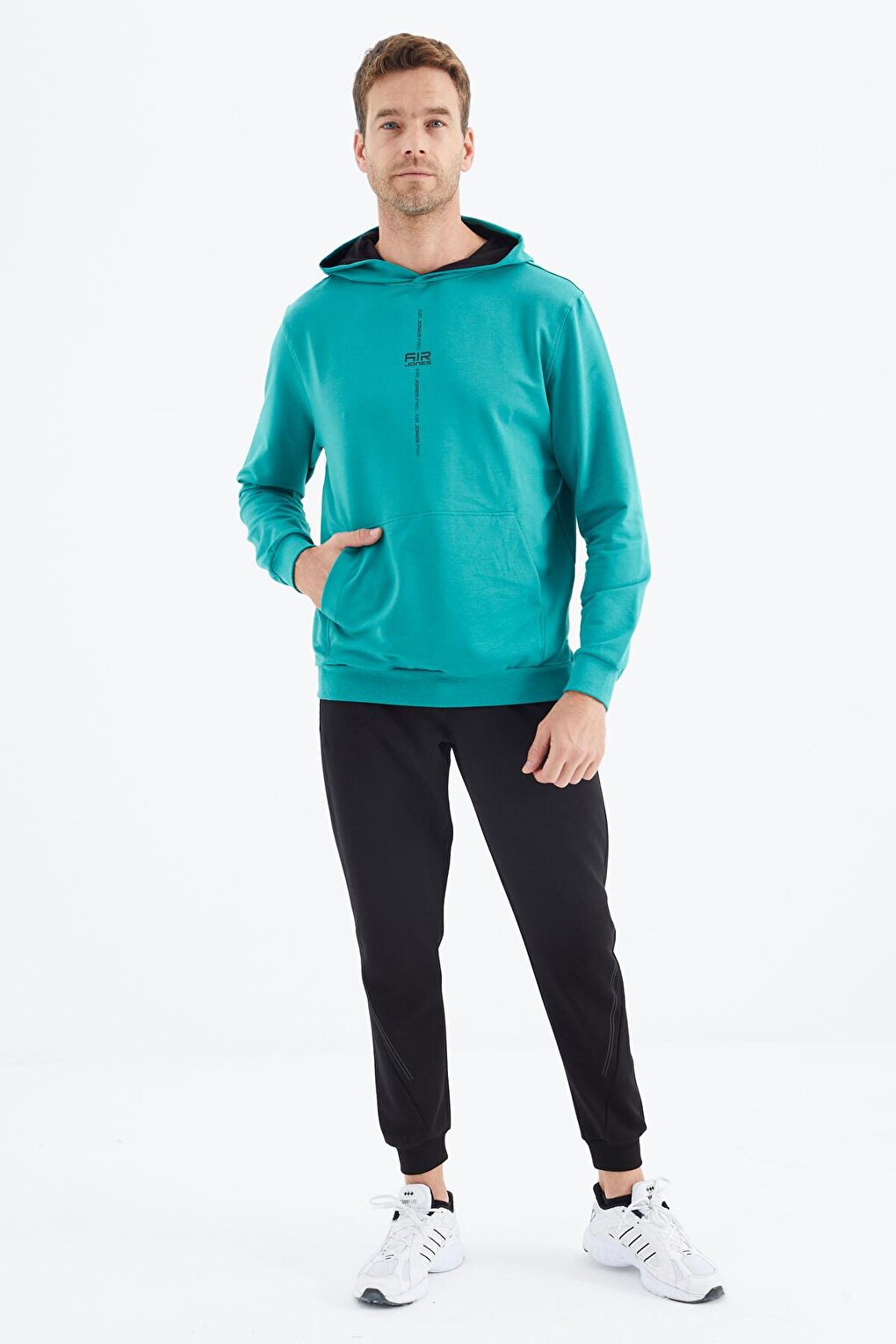 Grant Sea Green Comfortable Form Men's Sweatshirt - 88305