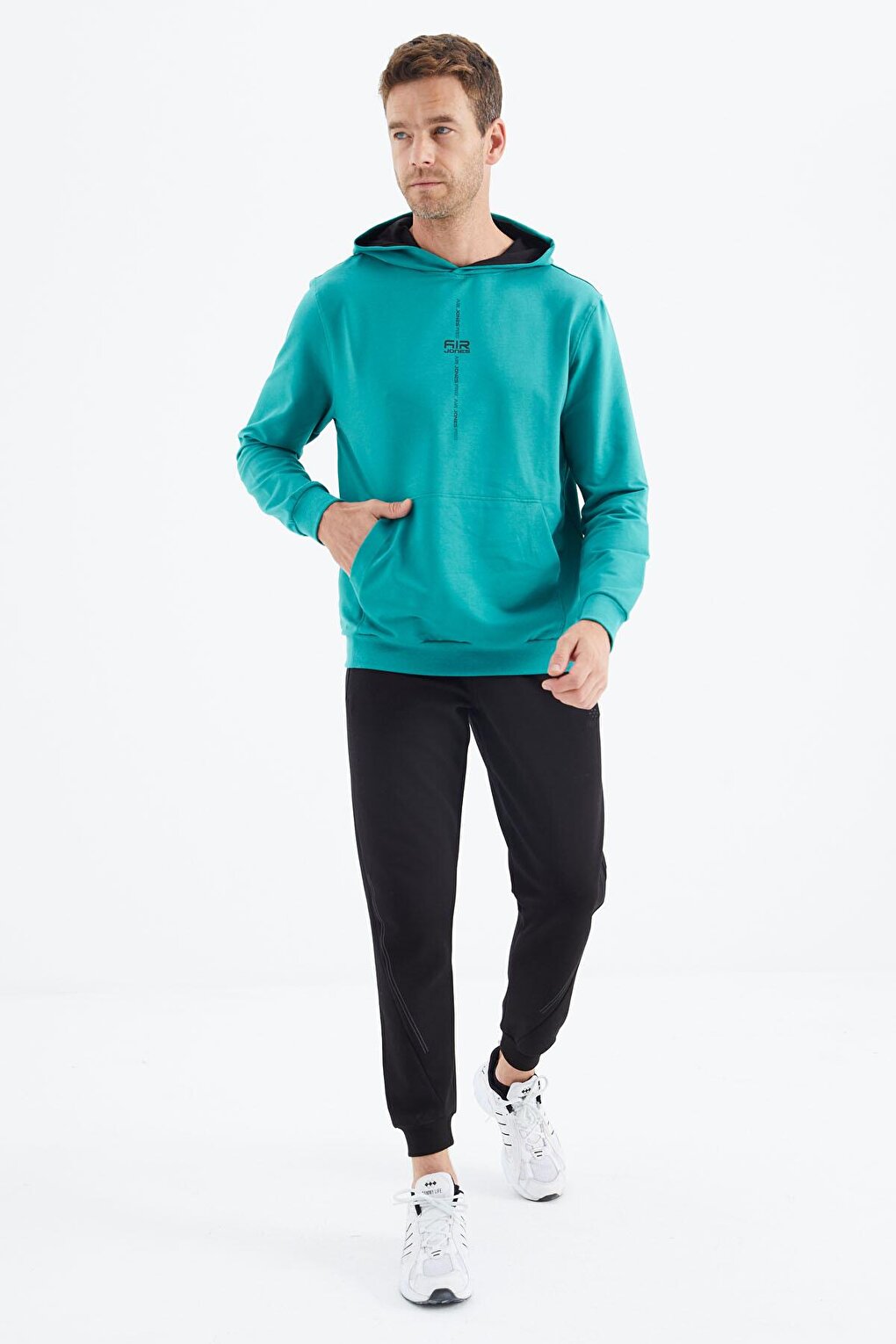 Grant Sea Green Comfortable Form Men's Sweatshirt - 88305