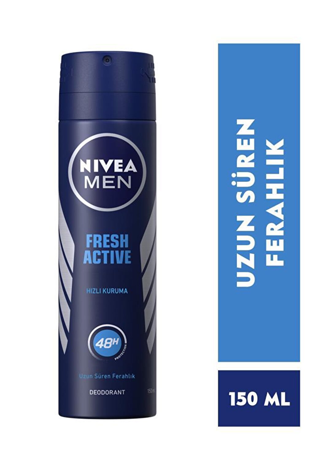 Men Fresh Active Deodorant and Pump Spray Set 150 ml, 48 Hours Anti-Perspirant Protection