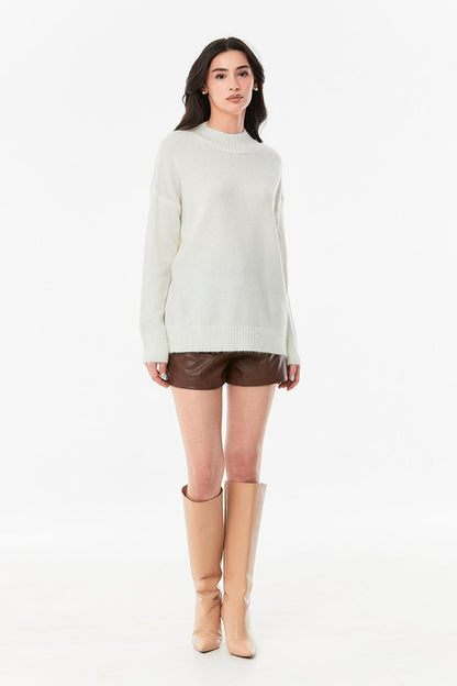 High Collar Knitwear Sweater