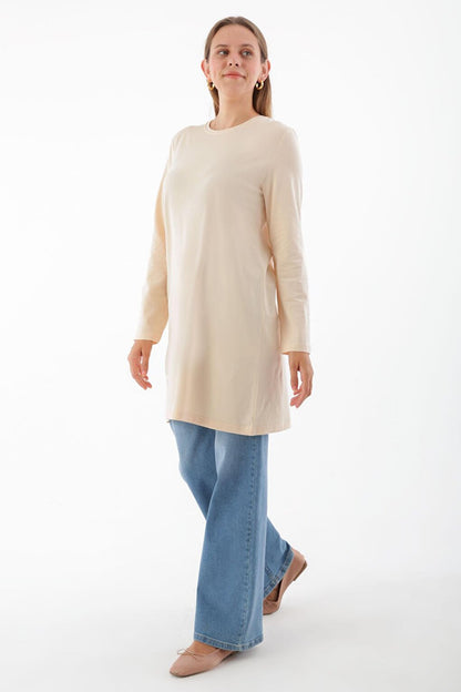 Ten Basic Cotton Single Jersey Sweat Tunic