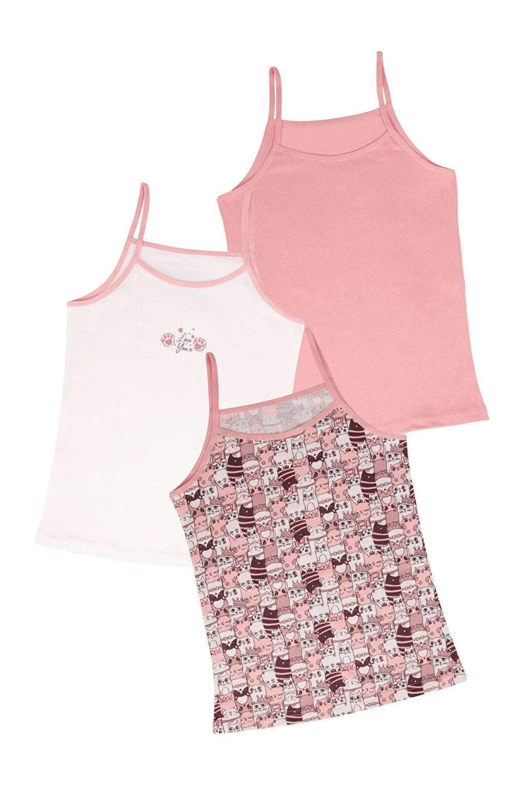 Girl's Tank Top 3 Pack