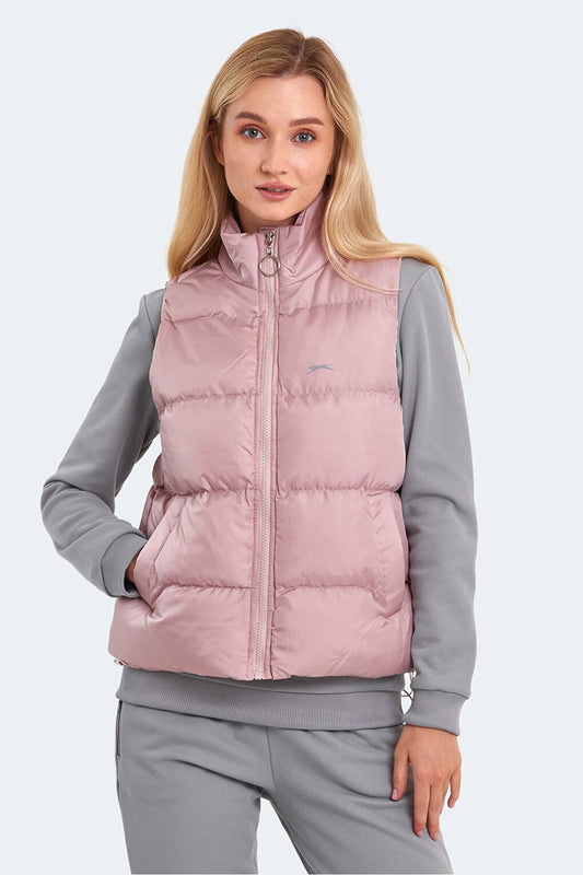 BRAYLON Women's Puffer Vest Rose