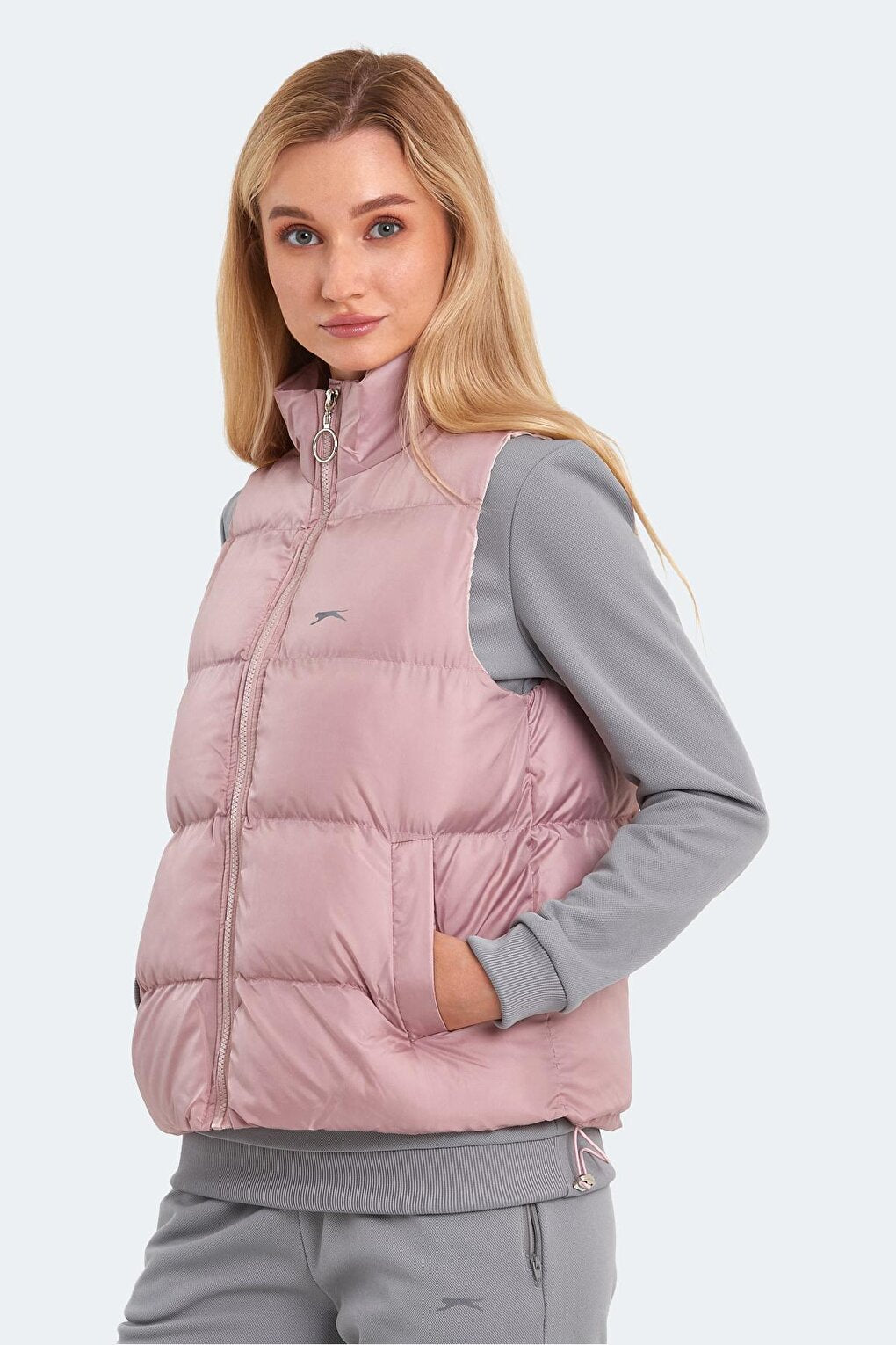 BRAYLON Women's Puffer Vest Rose