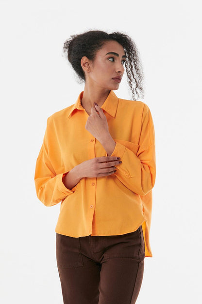 Single Pocket Long Back Shirt