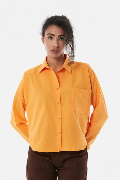 Single Pocket Long Back Shirt