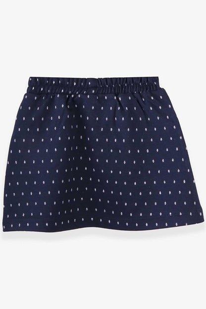 Girl's Skirt Glittered Bow Navy Blue (Age 1.5-4)