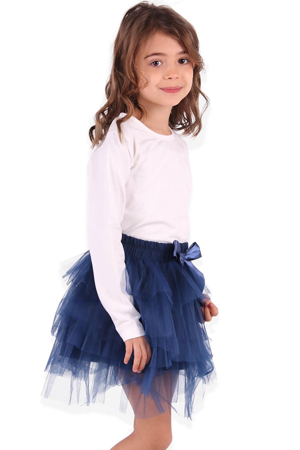 Girl's Tutu Skirt Navy Blue (8-12 Years)