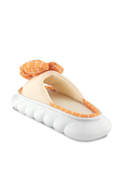 EA22SK028 Women's Home Slippers Beige/Orange