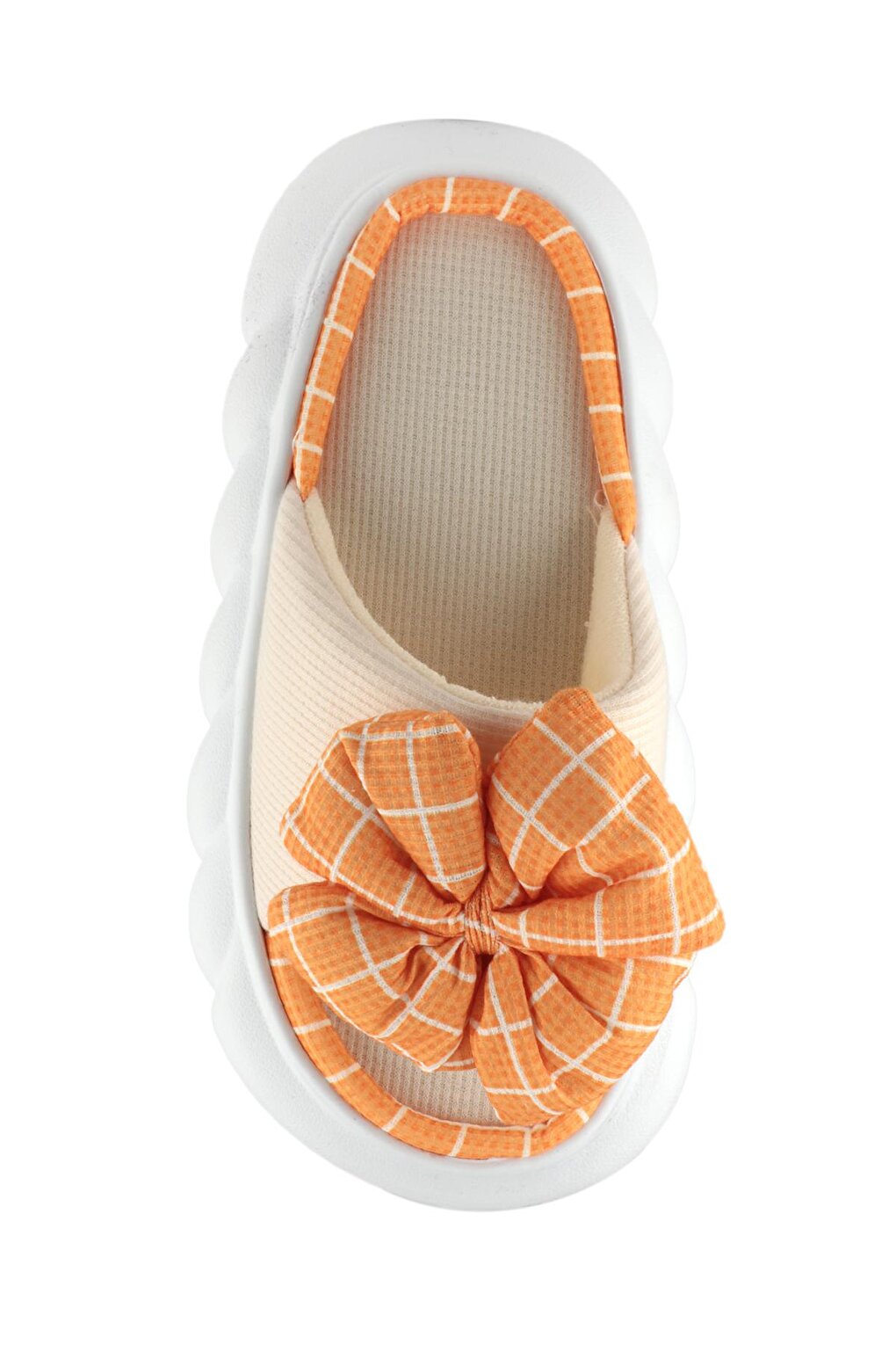 EA22SK028 Women's Home Slippers Beige/Orange